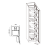SmartPantry 450 mm Tall Pull-Out Storage System (Multi-Shelf Design)