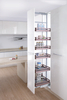 A841 Slim Tall Pantry Pull Out Basket Narrow Kitchen Cabinet Organizer