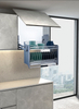 Pull Down Wall Cabinet Dish Basket with Lift Mechanism