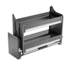 Ergonomic Lift-Down Glass Panel Pull-out Wall Cabinet Basket
