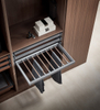 Ultra-Slim Pull-Out Trouser Organizer Rack