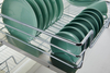 Pull-Out Dish & Bowl Storage Basket with Reasonable Zoning for Base Cabinet