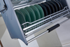 Pull Down Wall Cabinet Dish Basket with Lift Mechanism