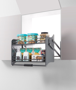 Soft-Lift Nano-Plated Pull-Down Elevator Basket