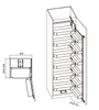 SmartPantry Tall Pull-Out Storage System (Multi-Shelf Design)