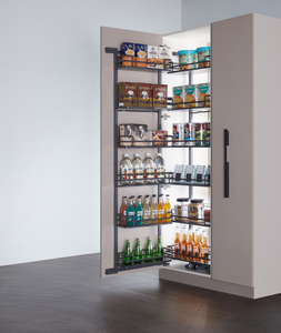 Nano-Plated SmoothLift Tall Pantry Storage System