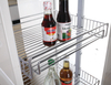 A841 Slim Tall Pantry Pull Out Basket Narrow Kitchen Cabinet Organizer