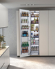 A661 Door Pantry Pull Out Unit Multi-Layer Larder Storage System