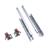 High-Quality Single Extension Under-Mount Drawer Slides with Soft Closing Clips