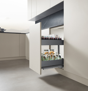 Modern 2-Shelf Drawer Basket for Kitchen Base Cabinets