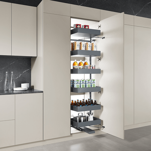 Kitchen Cabinet Hardware 6 Tier Pull Out Pantry Unit Kitchen Basket