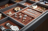 Luxury Leather-Lined Jewelry Organizer Drawer