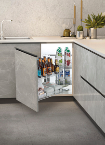 Premium Magic Corner Swing-Out Storage Rack for Modern Kitchens