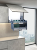 Pull Down Wall Cabinet Dish Basket with Plate Rack