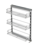 Vertical multi tier pantry pull out organizer detail