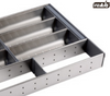 Stainless Steel Multi-Compartment Cutlery Tray Drawer Organizer