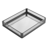 Grey Glass Magic Corner Pull Out Basket for Kitchen Cabinet