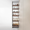 Kitchen Accessories 6 Tier Tall Larder Pantry Unit For Storage
