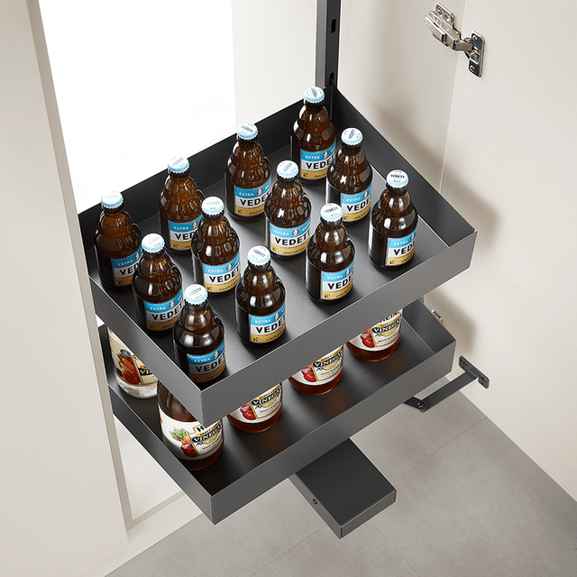 Kitchen Cabinet Hardware 6 Tier Pull Out Pantry Unit Kitchen Basket