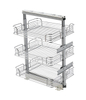 Slim Pull Out Kitchen Basket, 3-Tier Narrow Cabinet Organizer