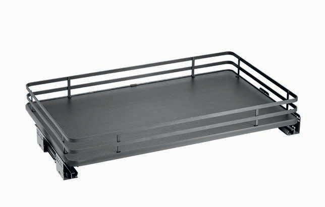 flat bottom kitchen cabinet pull out basket with MDF base