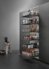 6-tier tall pantry pull out basket for kitchen cabinet storage