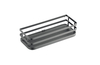 Powder coated pantry storage basket for kitchen tall cabinet