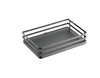 Kitchen cabinet storage basket for tall pantry pull out system