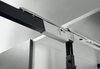 Soft close sliding system for tall pantry pull out basket