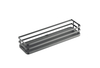 Metal pantry basket shelf for tall kitchen cabinet organizer