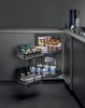 Soft Close Magic Corner Pull Out Basket for Modern Kitchen Cabinet