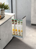 200mm Double-Tier Cabinet Pull-out Tray System
