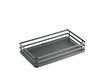 Kitchen cabinet pull out storage basket with metal frame